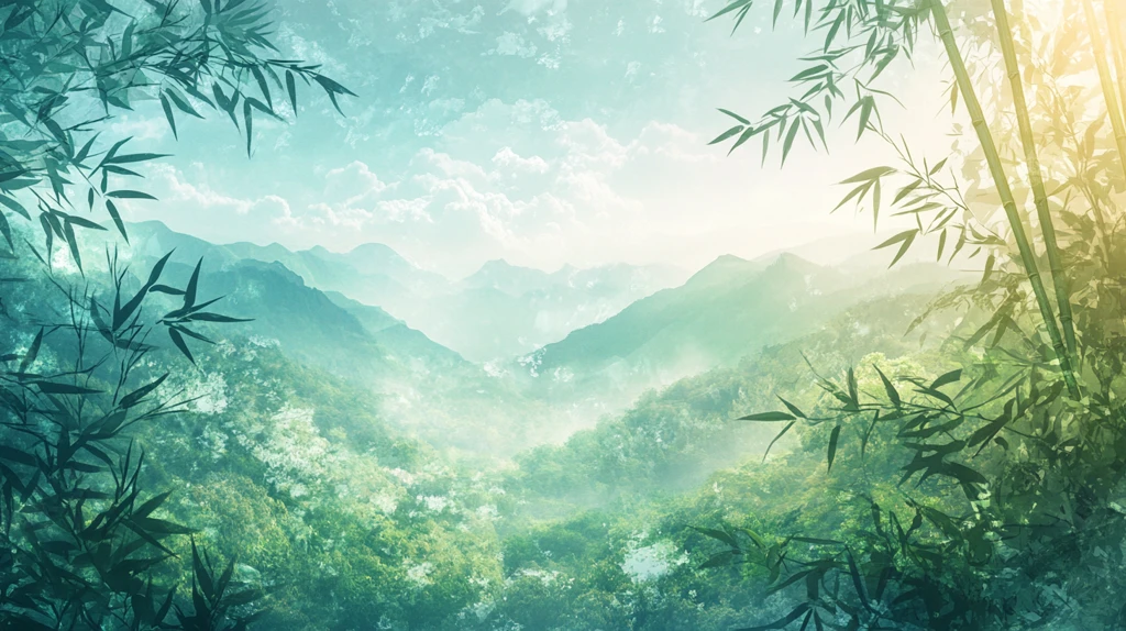 竹林意境图