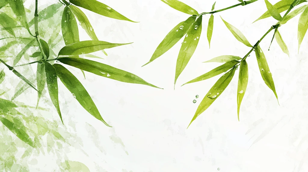 唯美竹叶背景
