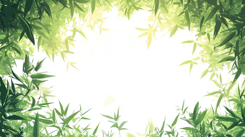 唯美竹叶背景