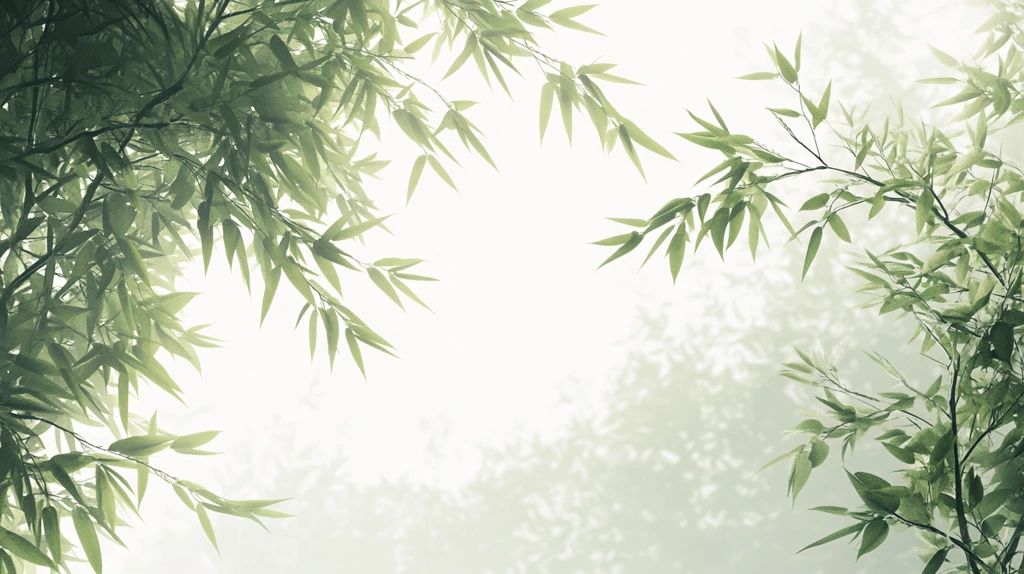 唯美竹叶背景