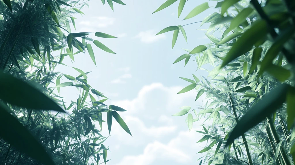 动感竹林背景