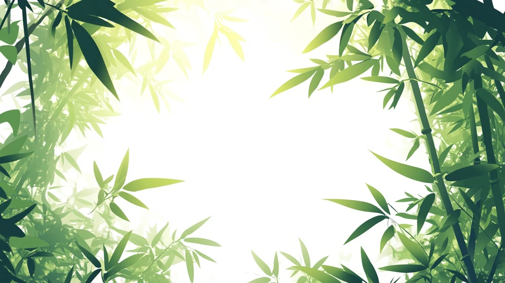 唯美竹叶背景