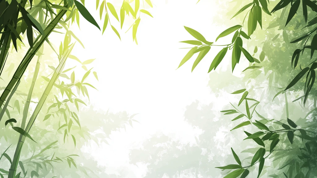 竹林背景插画