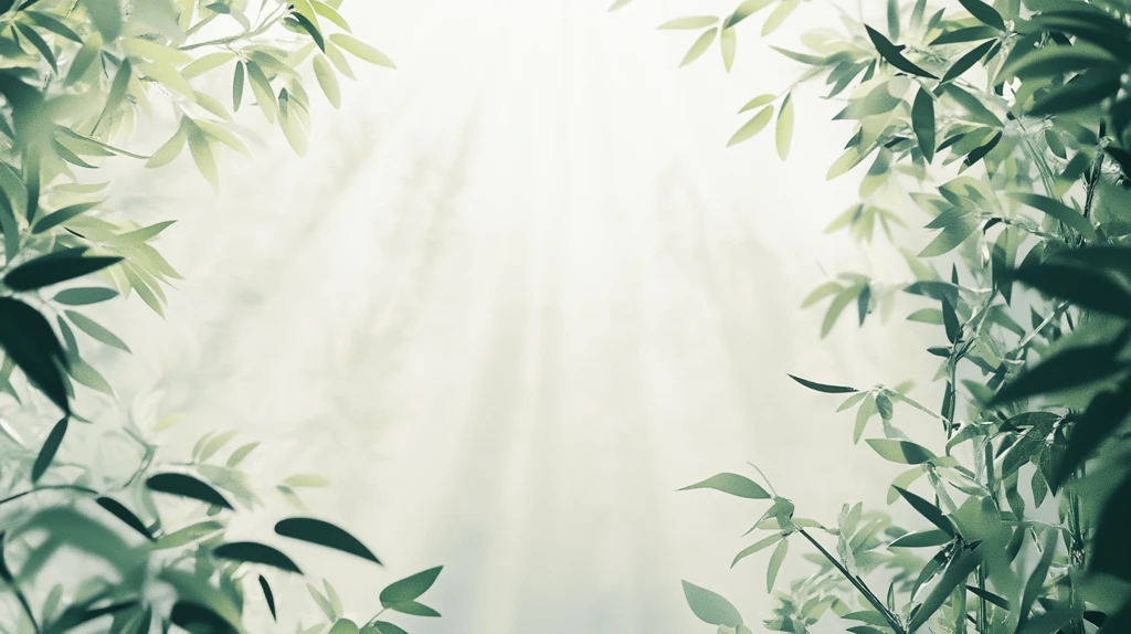 唯美竹叶背景