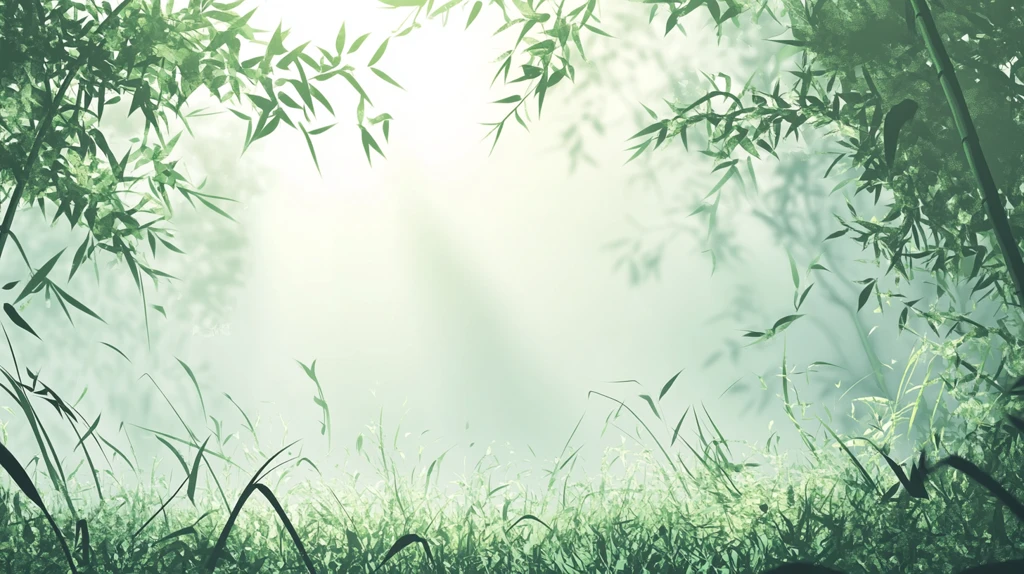 幽静竹林背景