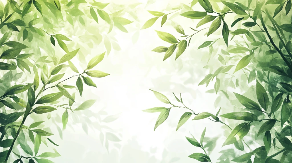 唯美枝叶背景