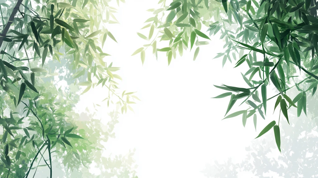 唯美竹叶背景