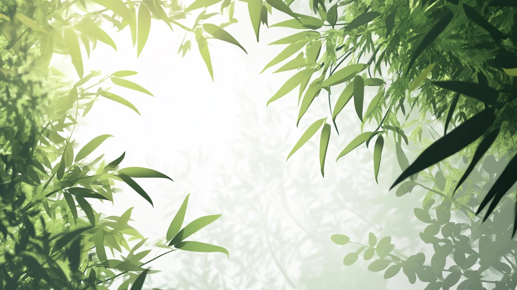 唯美竹叶背景