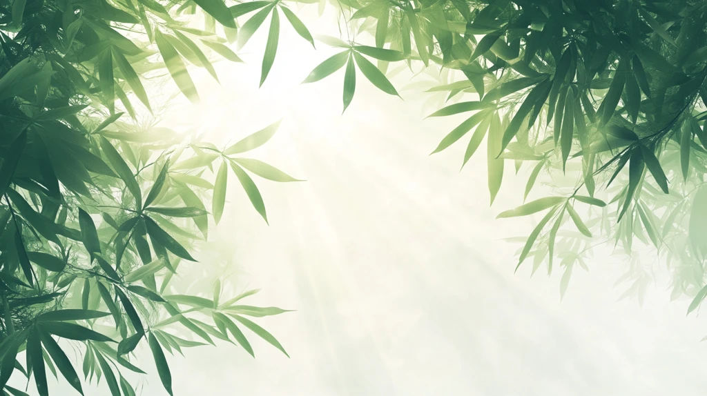 唯美竹叶背景