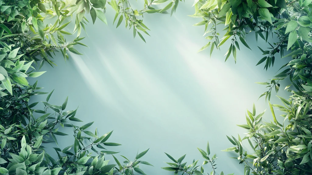 唯美竹叶背景