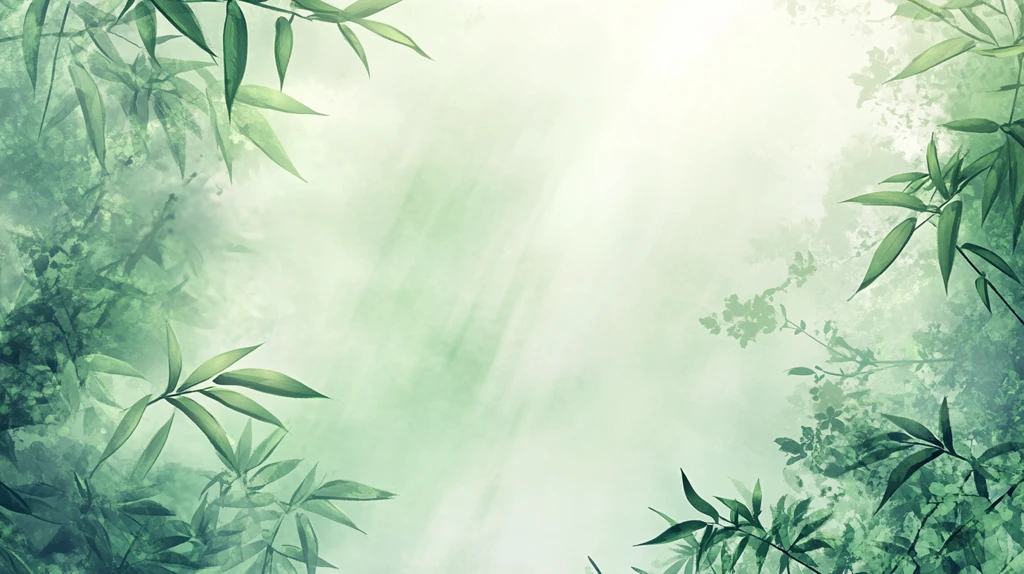 唯美竹叶背景