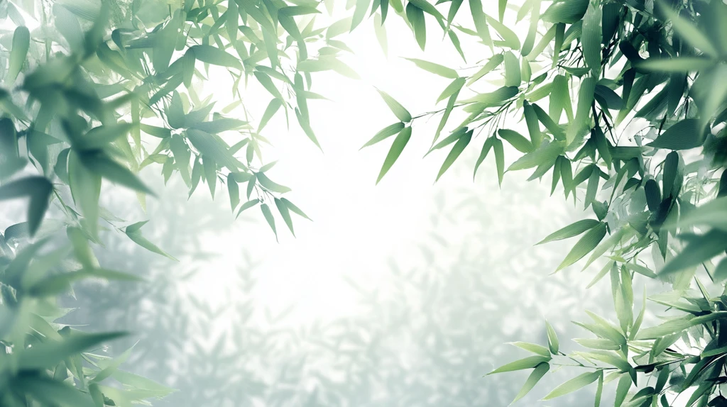 唯美竹叶背景