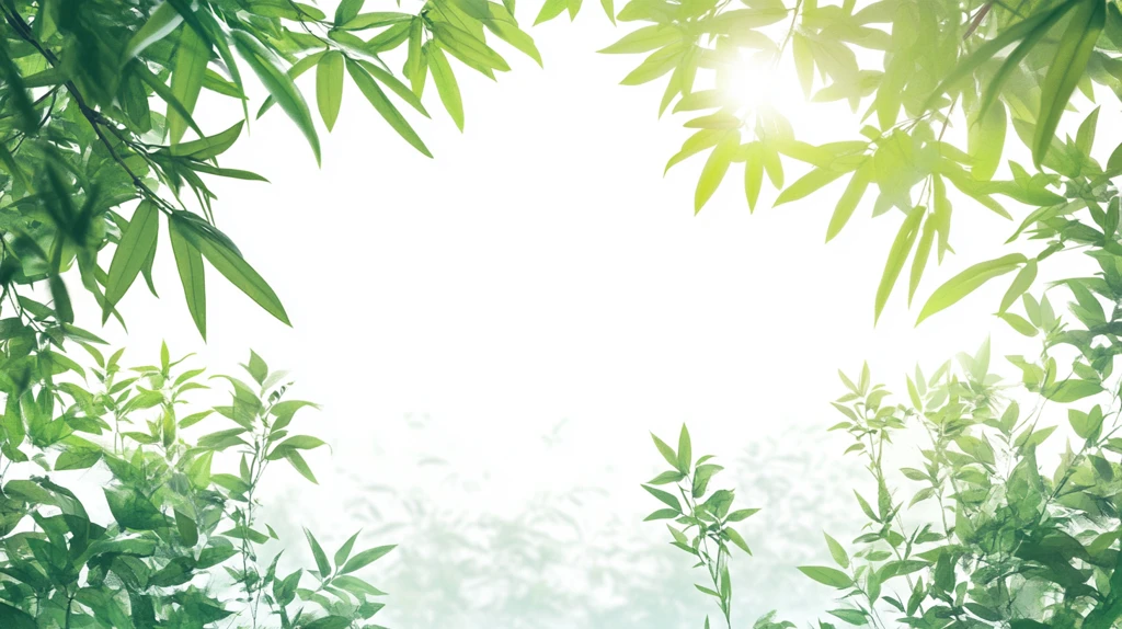 竹叶竹林背景