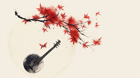 乐器意境图