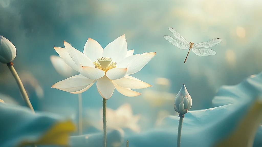 荷花高清电脑桌面壁纸