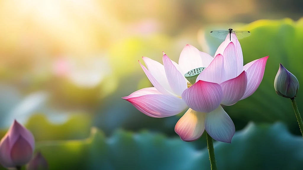 荷花高清电脑桌面壁纸