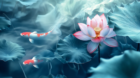 荷花高清电脑桌面壁纸