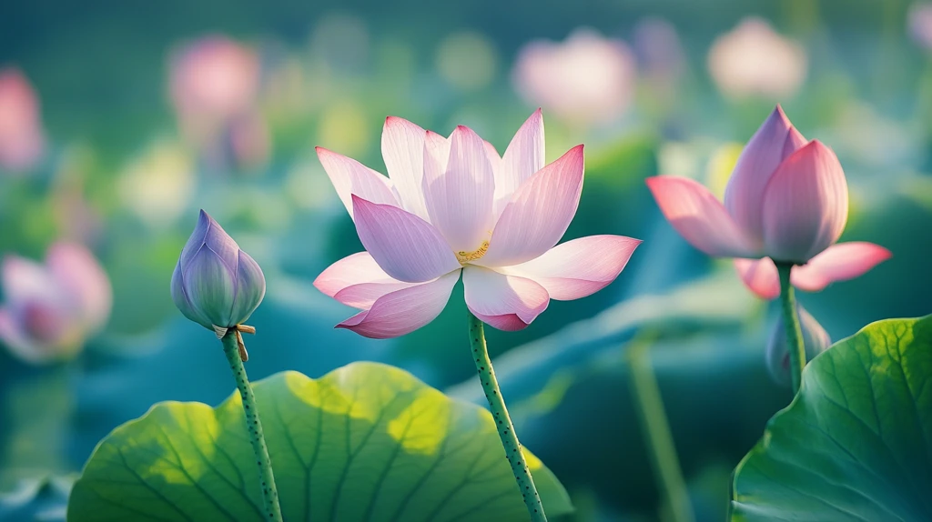 荷花高清电脑桌面壁纸