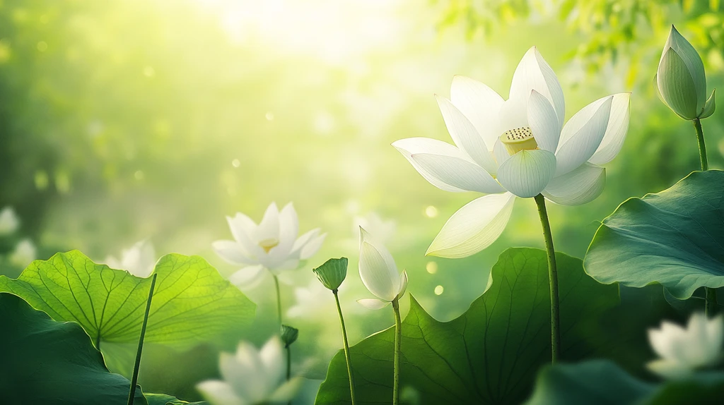 荷花高清电脑桌面壁纸