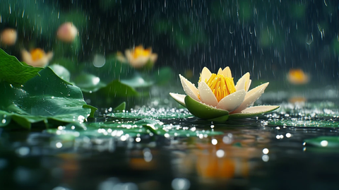 荷花高清电脑桌面壁纸