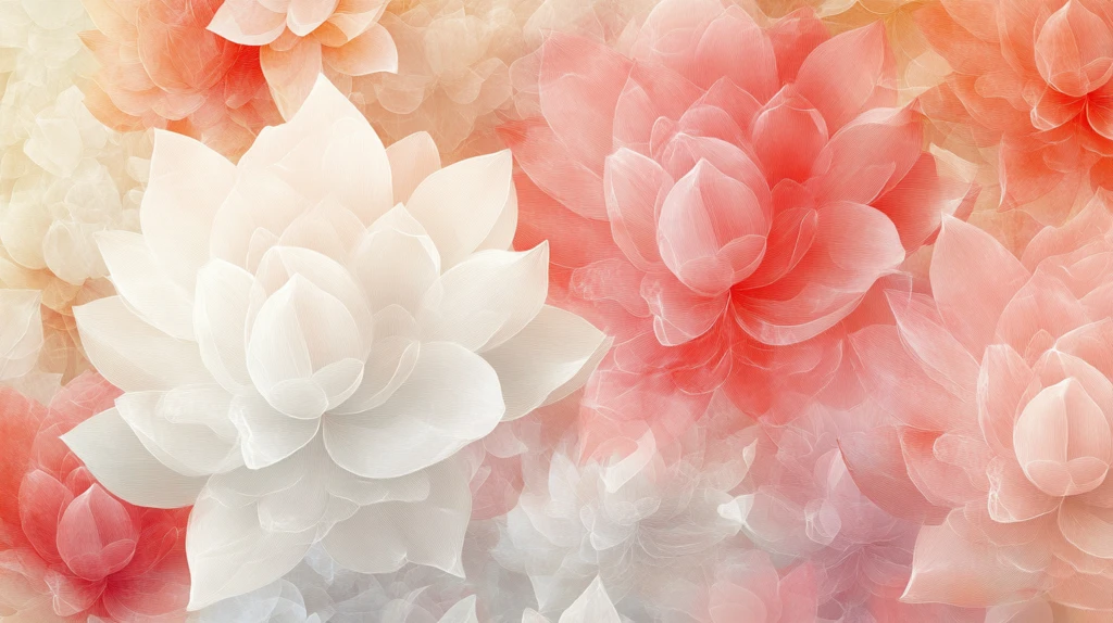 莲花瓣造型背景