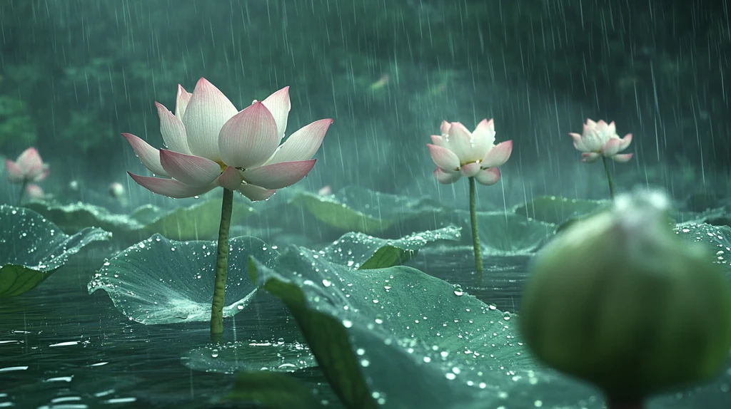 荷花高清电脑桌面壁纸