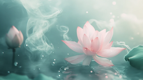 梦幻荷花意境荷花