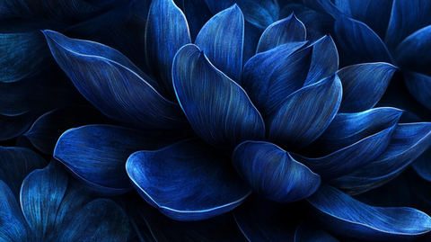 蓝色颜色创意叶脉纹理