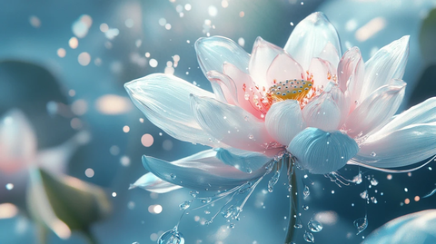 梦幻荷花唯美荷花