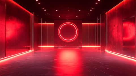 赛博朋克风格迎宾区