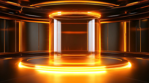 金色科技风背景