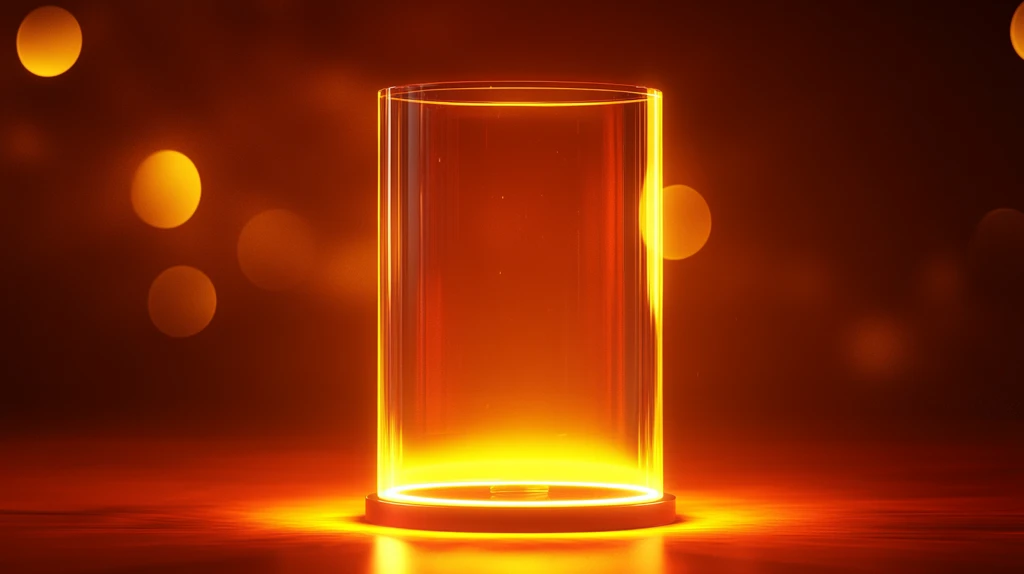 金色圆柱展示台