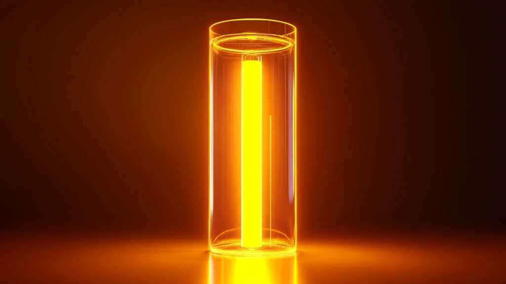 金色圆柱展示台