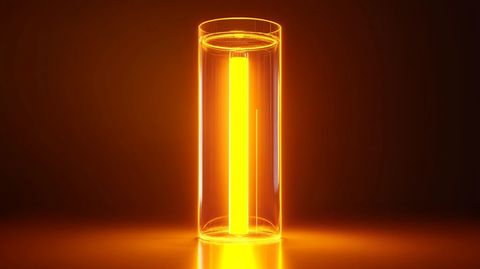 金色圆柱展示台