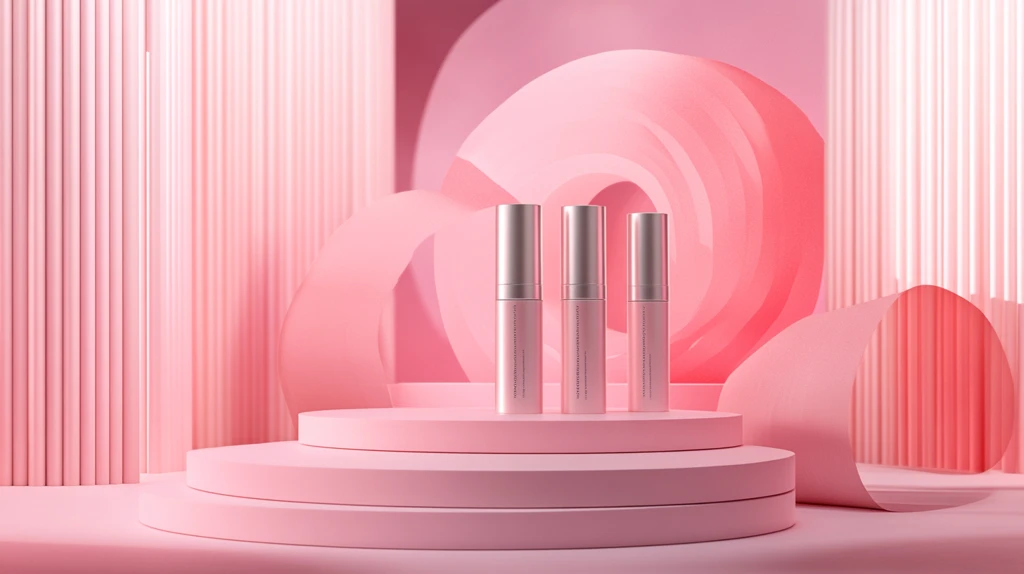 渐变美妆直播背景