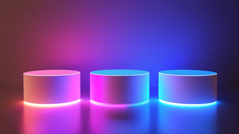 立体渐变发光体设计