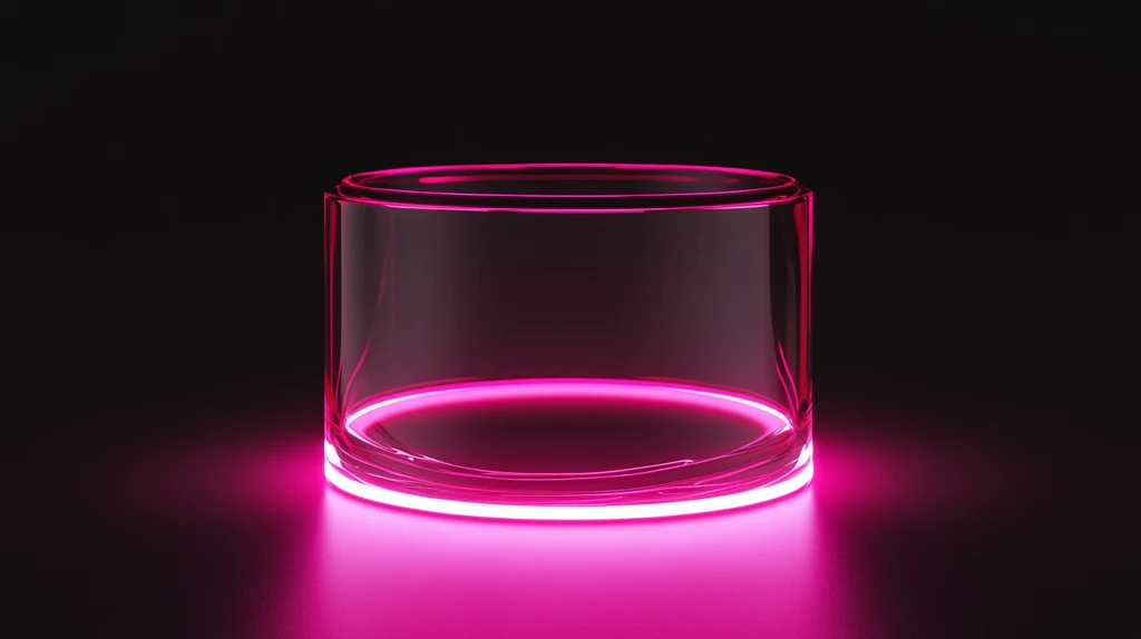 粉色圆柱体展示台