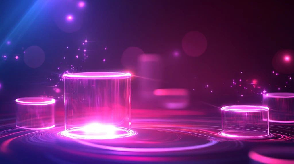 荧光色梦幻科技感