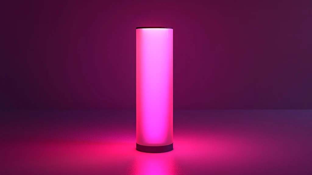 粉色圆柱体展示台