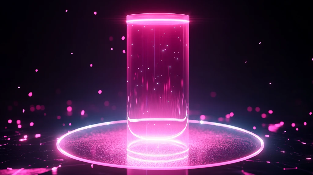 粉色圆柱体展示台