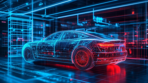 汽车科技背景