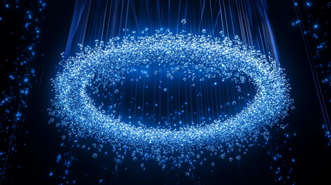 网点创意特效背景