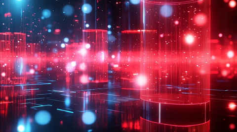 红蓝科技无限背景