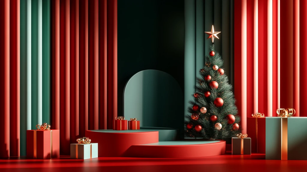 圣诞新年气氛礼盒包装