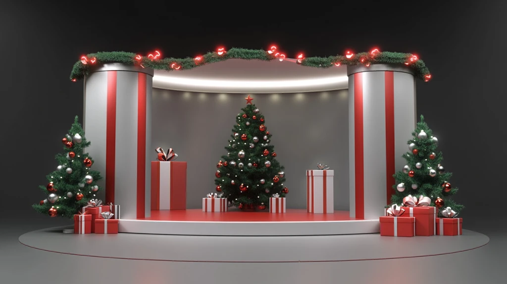圣诞舞台设计