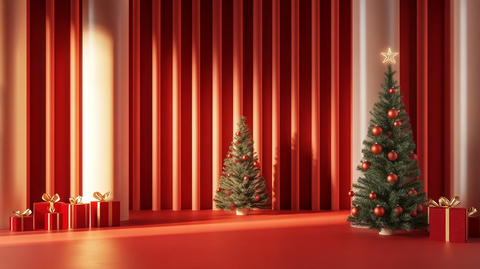 圣诞舞台背景