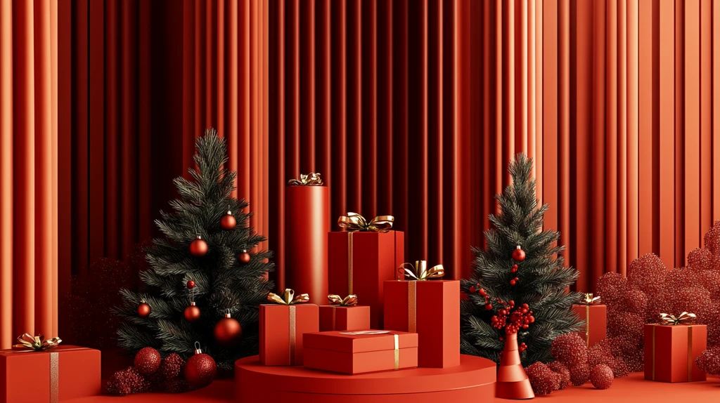 圣诞新年气氛礼盒包装