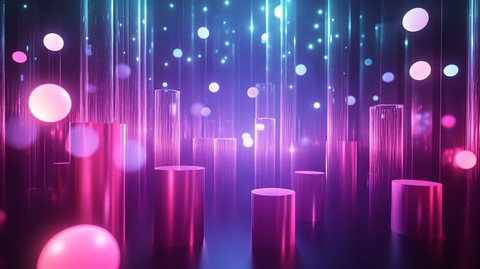 粉色渐变科技风