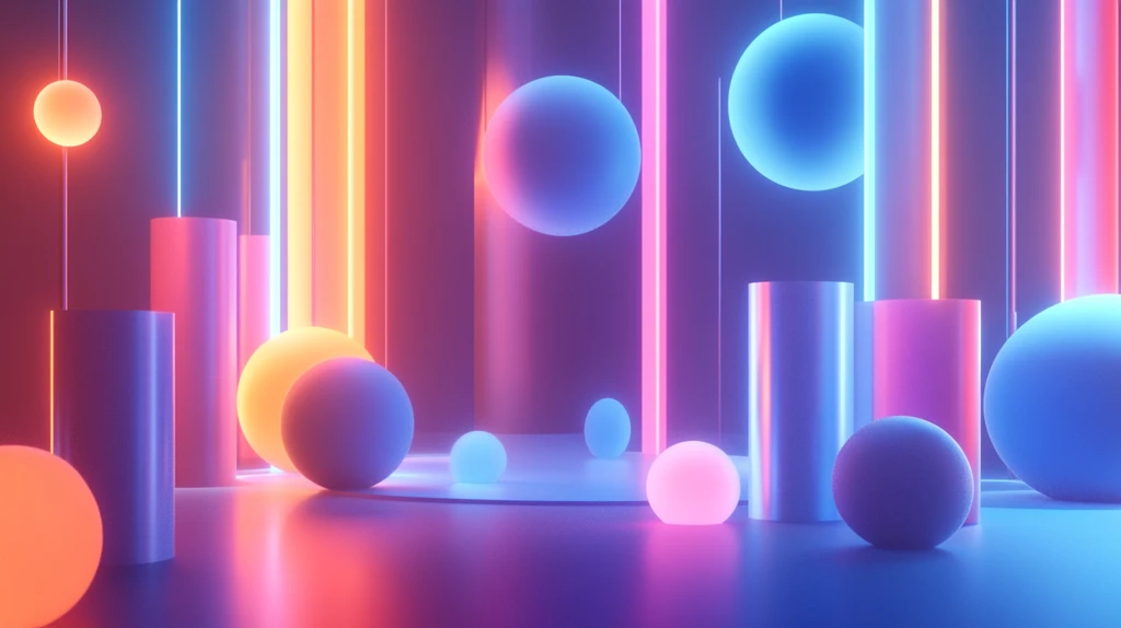 立体渐变发光体设计