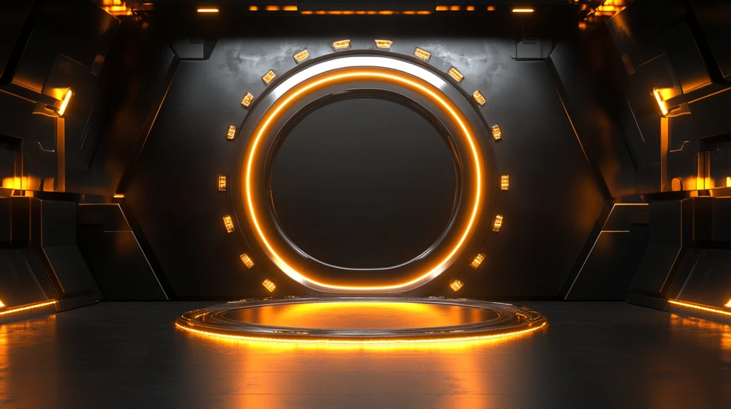 圆形科技舞台